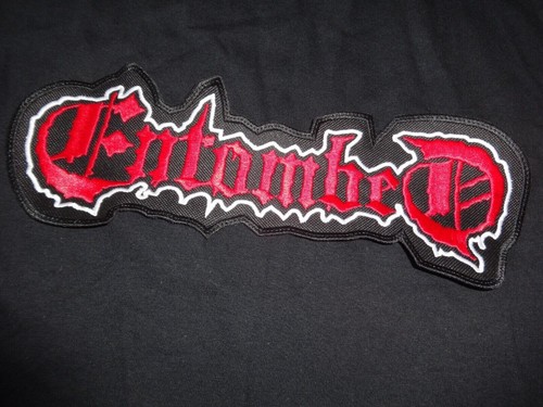 Entombed backpatch patch shape - entombed,