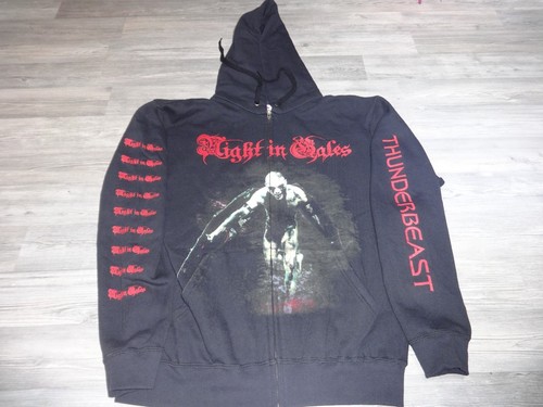 Night gales zipper hoodie - night,