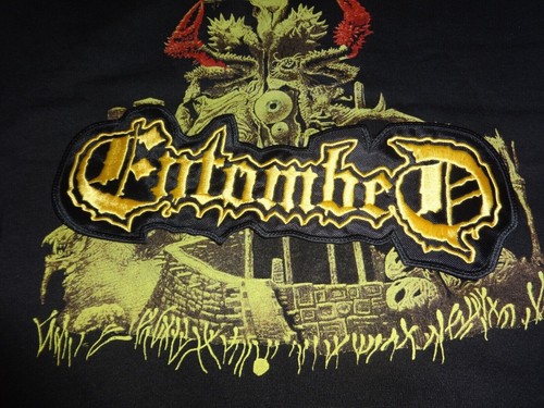 Entombed backpatch patch shape - entombed,